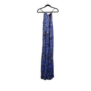 Lucky Brand women’s blue maxi tassel front dress size medium ￼